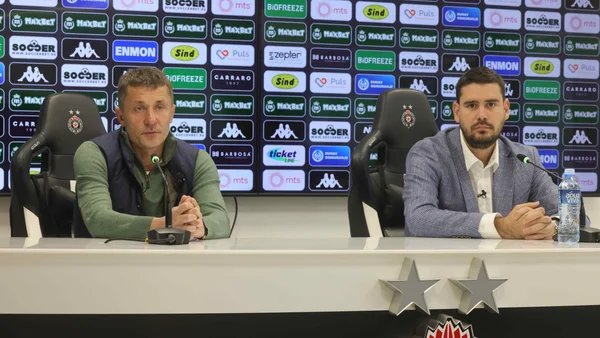 Konferencija za medije pred utakmicu 12. kola Mozzart Bet SLS FK Železničar - FK Partizan