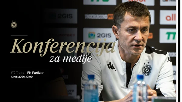 Konferencija za  medije pred revanš meč FC Tobol - FK Partizan