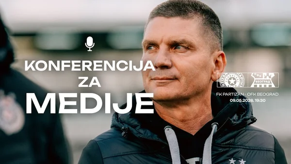 Konferencija za medije pred utakmicu 5. kola plej ofa Mozzart Bet SLS FK Partizan - OFK Beograd