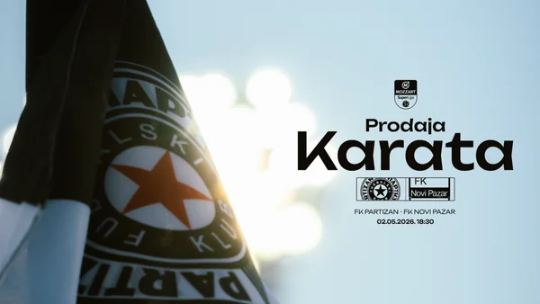 Počela prodaja ulaznica za meč Partizan - Novi Pazar