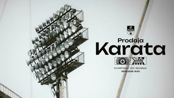 Počela prodaja ulaznica za meč Partizan - OFK Beograd