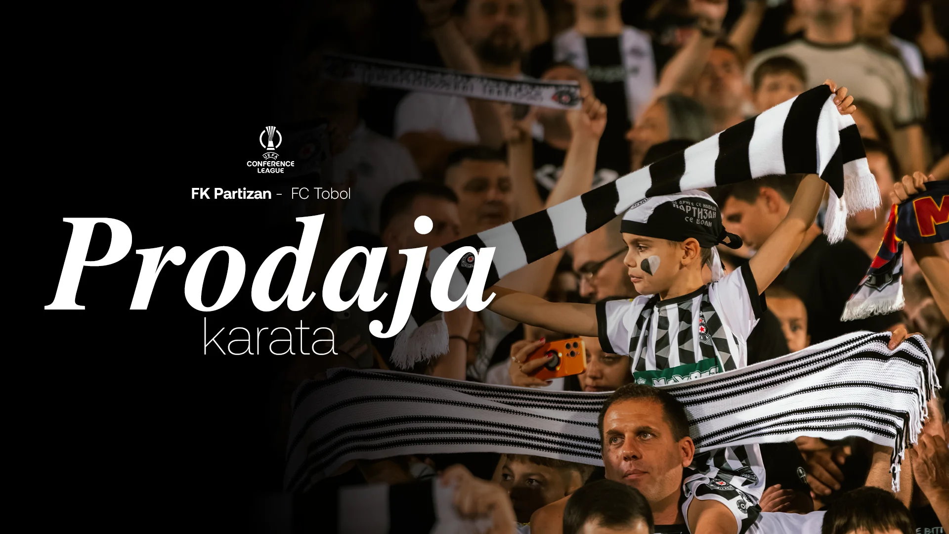 Prodaja ulaznica za utakmicu FK Partizan - FC Tobol